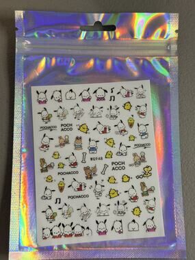 #PC-761 Pochacco  Nail Stickers  - single sheet